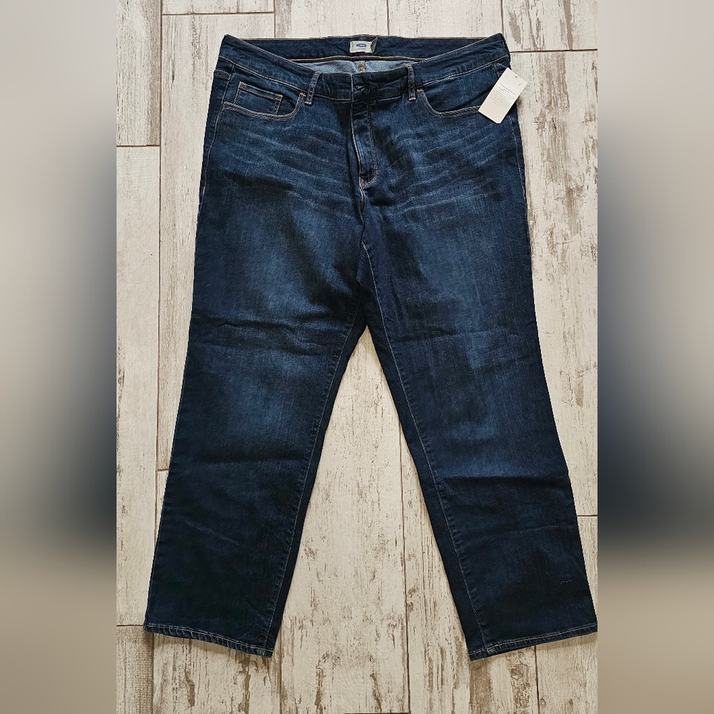 Old Navy Dark Blue Jeans 24 Short Plus NWT